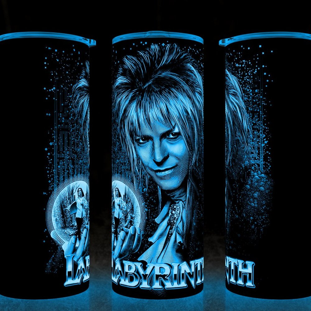 Glow in the Dark Labyrinth 80's Movie Classic Cup Mug Tumbler 20oz